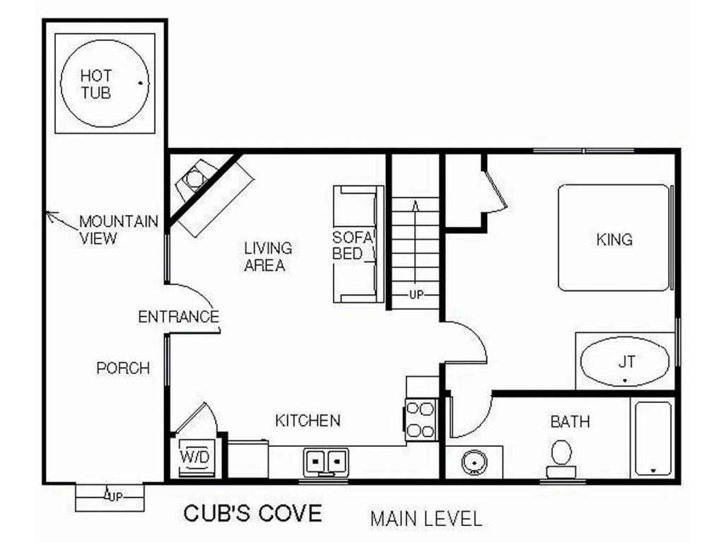 Cubs Cove Villa แกตลิงเบิร์ก ภายนอก รูปภาพ